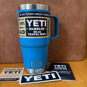 - new YETI Rambler 20 oz. Travel Mug with Stronghold Lid